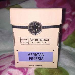 Archipelago African Freesia Candle new