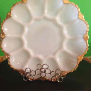 Vintage Anchor Hocking Egg Tray