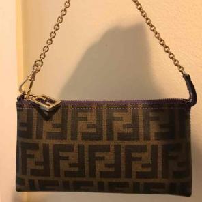 Fendi Spalmati Zucca Pochette PRICEDROP!