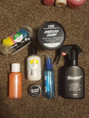 lush 5 item bundle twilight spray decant