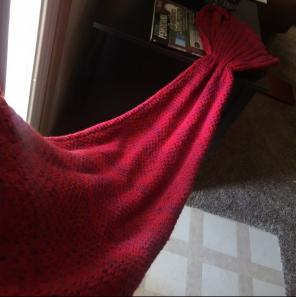 Mermaid Tale Blanket - made of cashmere
