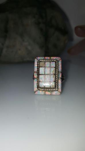 925 Rosalina Fransisco navajo opal Ring