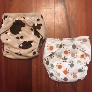 NEW Lot of 2 Diaper Covers Custom Size!