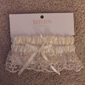 David's Bridal Brand New Garter Set