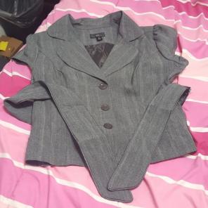 Dress suit outfit shirt and Capri pants