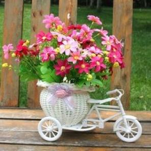 Rattan Tricycle Case Baby Wedding Shower