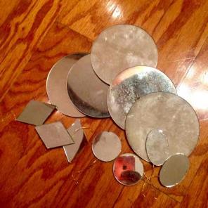 Assorted Mirrored Glass pieces