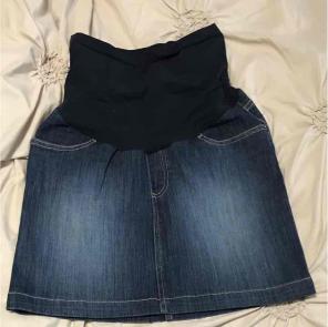 Motherhood maternity Jean skirt