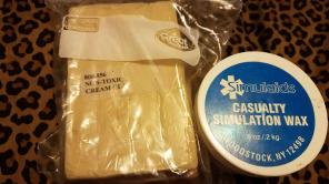 Casualty simulation wax halloween zombie