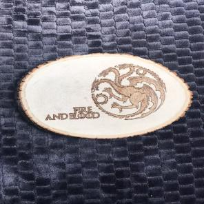 Targaryen Woodburning Plaque