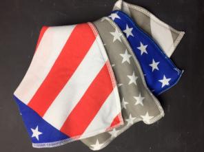 4 Pc. Bib Set Fleece Backed FREE SHIP