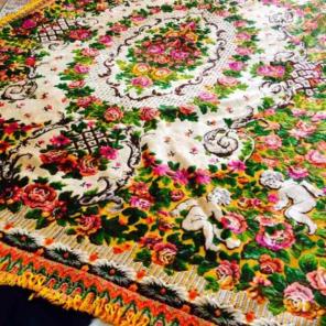 Gorgeous Italian Velvet Bedspread