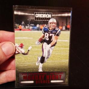 2012 Gridiron Rob Gronkowsk insert