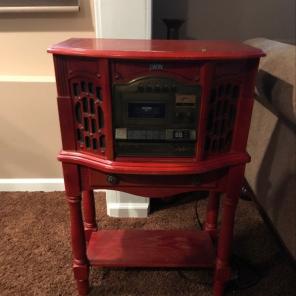 Old Tape, CD, & Radio Table