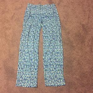 Blue And Green Soft Pants