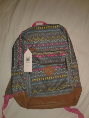 Vinyl bottom backpack