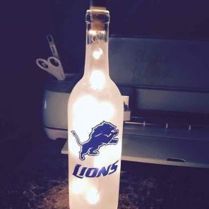 Custom Light Up Frosted Bottle