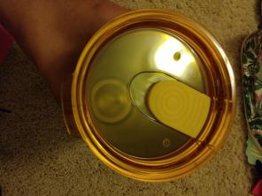 New yellow cup