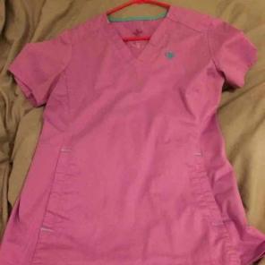 Med Couture E-Z Flex Scrubs Top XS
