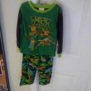 Ninja turtle pajama boy 4T