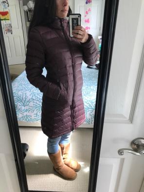 Patagonia Parka Xs Wine/ Burgundy