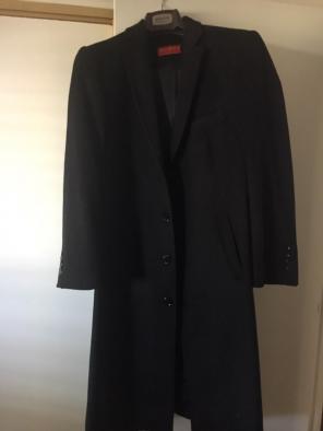 Black Made From Italy Overcoat