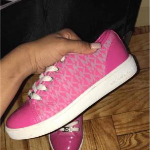 Girls Size 4 Michael Kors Sneakers