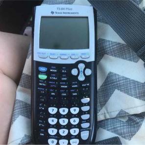 Ti-84 black calculator