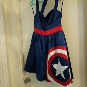 Her Universe Captain America Halter Dres