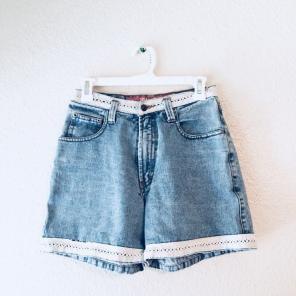 Vintage Mom Jean Shorts High Waisted 10