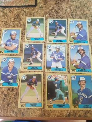 1987 Toronto blue jays baseball cards