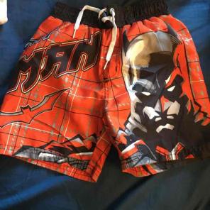 Batman swimming shorts