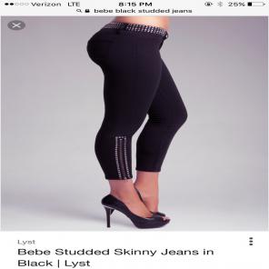 Bebe Cropped Jeans