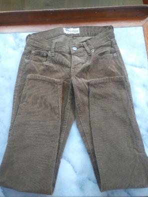 Size 0 Brown corduroys