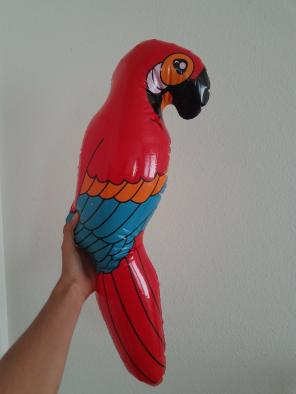 inflatable parrot