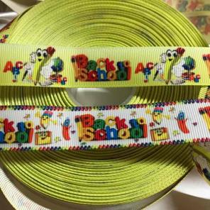 10 yards back to school ribbons