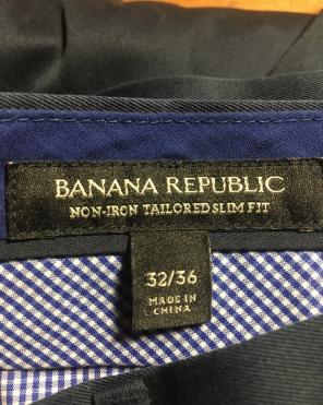 Banana Republic Glossy Blue Dress Oants