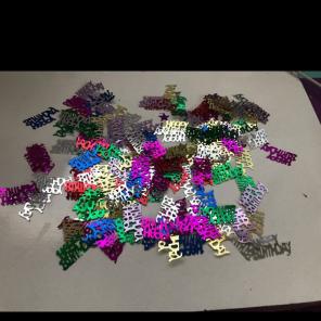 Assorted "Happy Birthday" Confetti