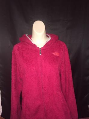The North Face Fuzzy Pink Zip Up Hoodie