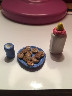Mini Milk & Cookies + Baby Bottle