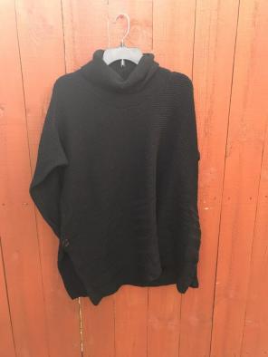 Lane Bryant Black Poncho Type Sweater