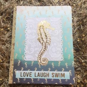 Hand Made Sea Horse Journal