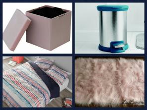 Matching comforter set and decor items