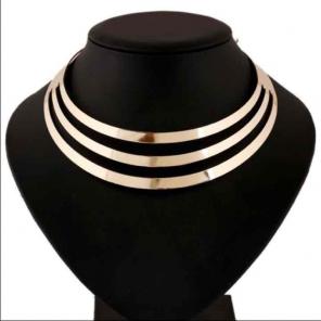 BEAUTIFUL GOLD NECKLINE NECKLACE