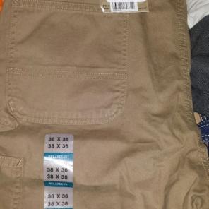 Men's Carhartt work pants khaki 38x36
