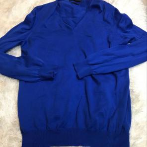 Zara Man Thin Blue Sweater