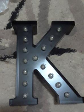 light bulb "K"