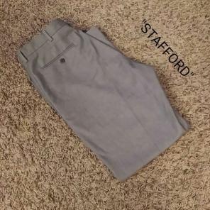 "STAFFORD PERFOMANCE" FLAT FRONT 34 X 30
