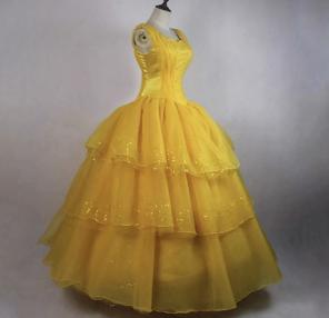 Adult Beauty And The Beast Belle Dress