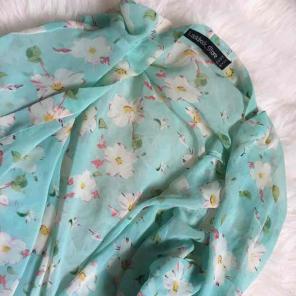 Aqua kimono style cardigan